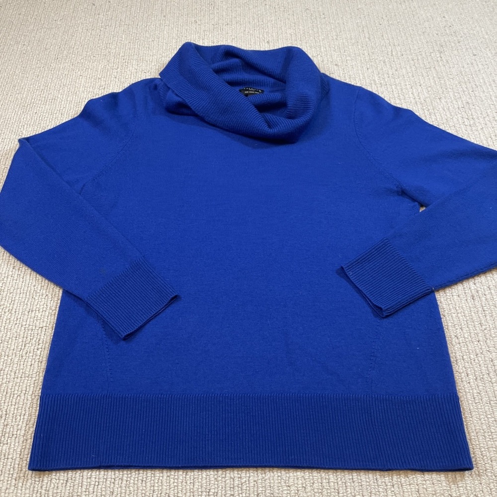 Talbots Women's Medium Petite Merino Wool Cowl Neck Sweater Petite Classic